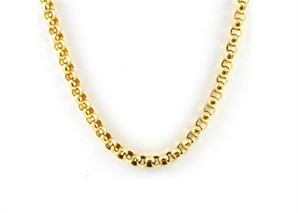 Gold Plated 6 mm Belcher Chain